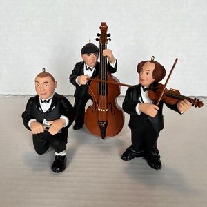 Three Stooges Christmas Ornaments